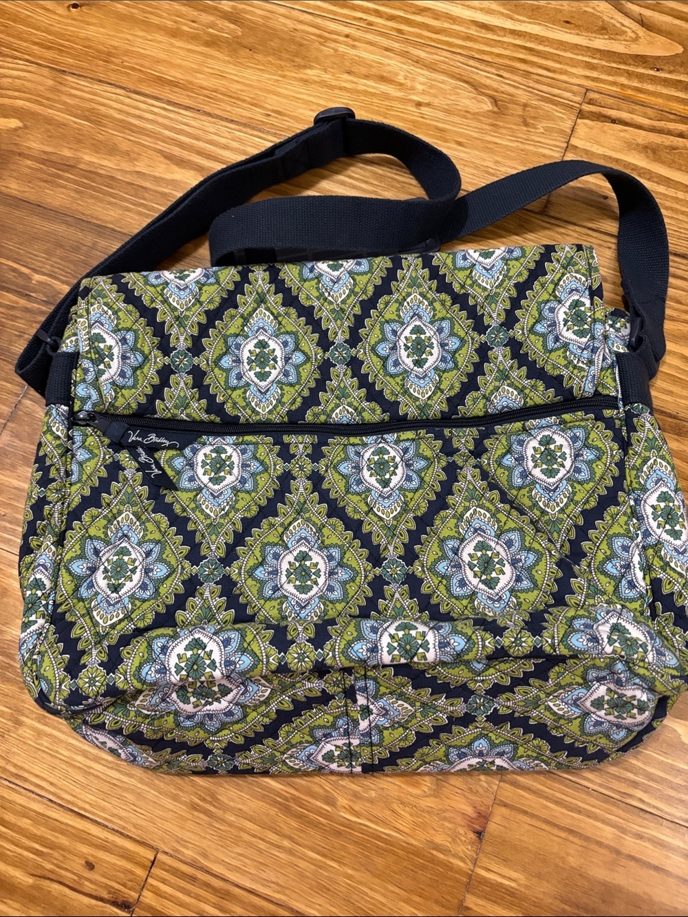 Vintage Vera Bradley Messenger Bag in Cambridge Pattern, in excellent condition - Picture 5 of 6